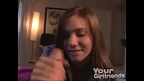 Amateur GF Does Handjob