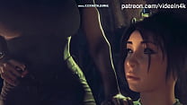 Lara Croft ( Tomb Raider ) Get Fucked With Futanari Cock    Simulator Gameplay 3D (AI Upscaled Gameplay)