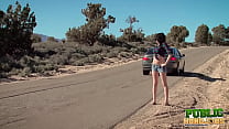 PUBLIC HANDJOBS Ashton Haze Horny Handjob In The Desert