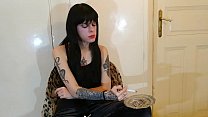 Beth Kinky   Sexy Goth Domina Smoking Pt1 HD