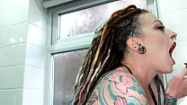 Dru Vs PAWG Tattood Goth Rasta Chick Cuck Veiw