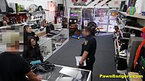 Slut Caught Stealing Sucks & Fucks Shop Owner