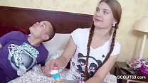 Small Virgin Stepsis Get First Fuck By Caught Step Bro