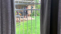 I Caught My Neighbours Fucking Outside In The Backyard