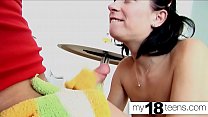 MY18TEENS    Teen Blowjob Dick Boyfriend And Rough Sex