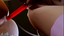 Threesome With Two Bigboobs Princess   3D Animation 245