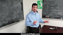 InnocentHigh   Hot Blonde Slutty Girl (Darcie Belle) Swalllows Substitute Teachers Cock