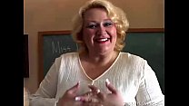 Chubby MILF Teacher Has A Nice Little Wank