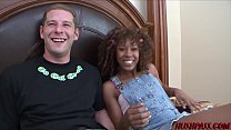 Misty Stone Gets Her First Taste Of Big White Cock