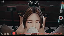 3D Animation Bunny Girl Deepthroat BBC Overwatch