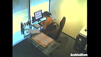 Office Slut Caught As She Masturbates