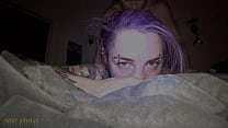 Pretty Pussy GOTH Girl Gets FUCKED Late Night