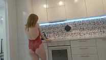 Submissive Teen Loves It ROUGH In The Kitchen