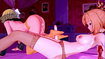 3D HENTAI | FUTA X FUTA | GARTER | LONG LEGS