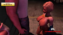 Fucking A Beautiful Big Titted Girl On The Street   3D Animation