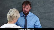 InnocentHigh   Hot Shy Teen (Makenna Blue) Fucks Teacher