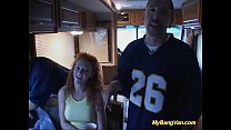 Redhead Teen In Rough Bangvan Gangbang